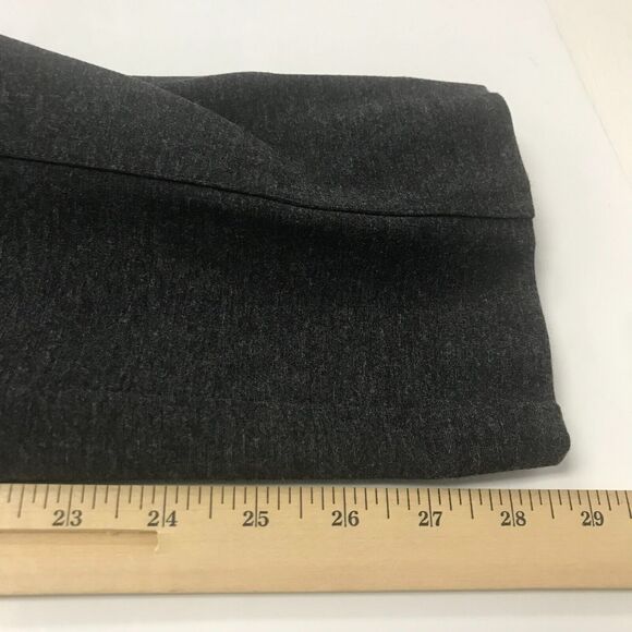 J. Jill Ponte Slim Leg Pant Womens Small Heather Gray Elastic Waist Mid Rise - Picture 10 of 10